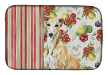 Load image into Gallery viewer, Fawn Greyhound Vegetables Dish Drying Mat