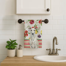 Load image into Gallery viewer, White Greyhound Vegetables Kitchen Towel
