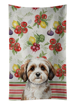 Load image into Gallery viewer, Parti-color Havanese Vegetables Kitchen Towel