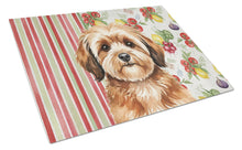Load image into Gallery viewer, Sable Havanese Vegetables Glass Cutting Board