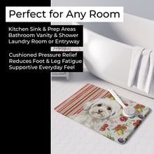 Load image into Gallery viewer, White Havanese Vegetables Memory Foam Kitchen Mat
