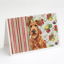 Load image into Gallery viewer, Irish Terrier Vegetables Greeting Cards Pack of 8