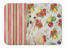 Load image into Gallery viewer, Cream Italian Greyhound Vegetables Memory Foam Kitchen Mat