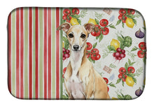 Load image into Gallery viewer, Fawn Italian Greyhound Vegetables Dish Drying Mat