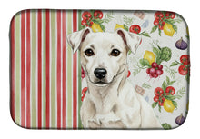 Load image into Gallery viewer, White Jack Russell Terrier Vegetables Dish Drying Mat