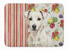 Load image into Gallery viewer, White Jack Russell Terrier Vegetables Memory Foam Kitchen Mat