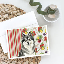 Load image into Gallery viewer, Keeshond Vegetables Greeting Cards Pack of 8