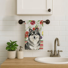 Load image into Gallery viewer, Keeshond Vegetables Kitchen Towel