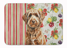 Load image into Gallery viewer, Chocolate Labradoodle Vegetables Memory Foam Kitchen Mat
