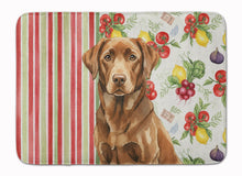 Load image into Gallery viewer, Chocolate Labrador Retriever Vegetables Memory Foam Kitchen Mat