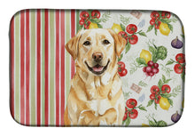 Load image into Gallery viewer, Yellow Labrador Retriever Vegetables Dish Drying Mat