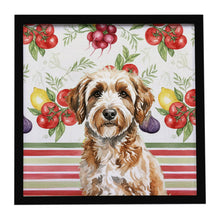 Load image into Gallery viewer, Lagotto Romagnolo Vegetables Framed Metal Print