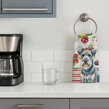 Load image into Gallery viewer, Blue Lakeland Terrier Vegetables Kitchen Towel