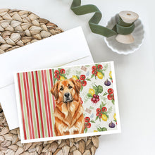 Load image into Gallery viewer, Red Leonberger Vegetables Greeting Cards Pack of 8