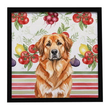 Load image into Gallery viewer, Red Leonberger Vegetables Framed Metal Print