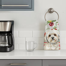 Load image into Gallery viewer, White Lhasa Apso Vegetables Kitchen Towel