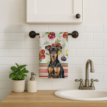 Load image into Gallery viewer, Manchester Terrier Vegetables Kitchen Towel