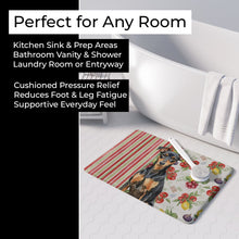 Load image into Gallery viewer, Manchester Terrier Vegetables Memory Foam Kitchen Mat