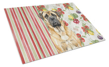 Load image into Gallery viewer, Fawn Mastiff Vegetables Glass Cutting Board