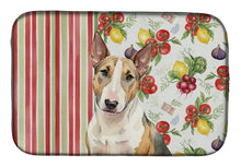 Load image into Gallery viewer, Tricolor Miniature Bull Terrier Vegetables Dish Drying Mat