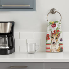 Load image into Gallery viewer, Tricolor Miniature Bull Terrier Vegetables Kitchen Towel