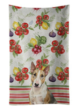 Load image into Gallery viewer, Tricolor Miniature Bull Terrier Vegetables Kitchen Towel