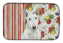 Load image into Gallery viewer, White Miniature Bull Terrier Vegetables Dish Drying Mat