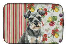 Load image into Gallery viewer, Miniature Schnauzer Vegetables Dish Drying Mat
