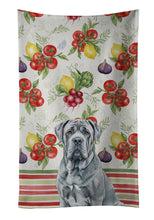 Load image into Gallery viewer, Blue Neapolitan Mastiff Vegetables Kitchen Towel