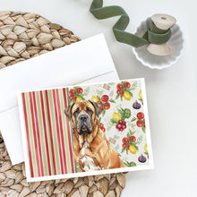 Load image into Gallery viewer, Neapolitan Mastiff Vegetables Greeting Cards Pack of 8
