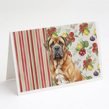 Load image into Gallery viewer, Neapolitan Mastiff Vegetables Greeting Cards Pack of 8