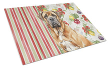 Load image into Gallery viewer, Neapolitan Mastiff Vegetables Glass Cutting Board