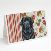Load image into Gallery viewer, Black Newfoundland Vegetables Greeting Cards Pack of 8