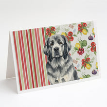 Load image into Gallery viewer, Gray Newfoundland Vegetables Greeting Cards Pack of 8