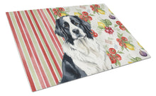 Load image into Gallery viewer, Landseer Newfoundland Vegetables Glass Cutting Board