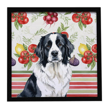Load image into Gallery viewer, Landseer Newfoundland Vegetables Framed Metal Print