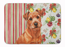 Load image into Gallery viewer, Red Norfolk Terrier Vegetables Memory Foam Kitchen Mat