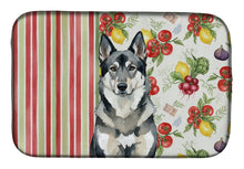 Load image into Gallery viewer, Norwegian Elkhound Vegetables Dish Drying Mat