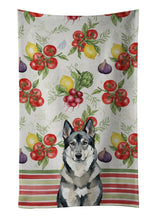 Load image into Gallery viewer, Norwegian Elkhound Vegetables Kitchen Towel