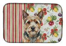 Load image into Gallery viewer, Norwich Terrier Vegetables Dish Drying Mat