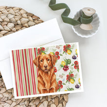 Load image into Gallery viewer, Copper Nova Scotia Duck Tolling Retriever Vegetables Greeting Cards Pack of 8