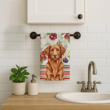 Load image into Gallery viewer, Copper Nova Scotia Duck Tolling Retriever Vegetables Kitchen Towel