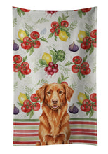 Load image into Gallery viewer, Copper Nova Scotia Duck Tolling Retriever Vegetables Kitchen Towel