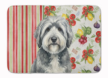 Load image into Gallery viewer, Gray and White Old English Sheepdog Vegetables Memory Foam Kitchen Mat