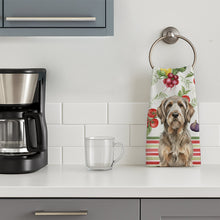 Load image into Gallery viewer, Grizzle and Tan Otterhound Vegetables Kitchen Towel