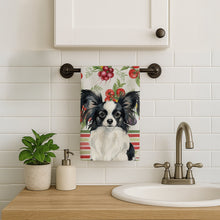 Load image into Gallery viewer, Black and White Papillon Vegetables Kitchen Towel