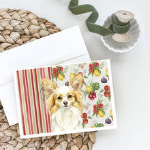 Load image into Gallery viewer, Lemon and White Papillon Vegetables Greeting Cards Pack of 8