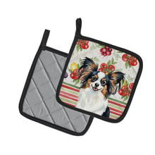 Load image into Gallery viewer, Tricoilor Papillon Vegetables Pair of Pot Holders