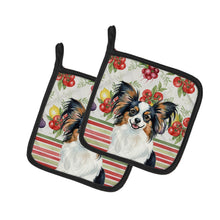 Load image into Gallery viewer, Tricoilor Papillon Vegetables Pair of Pot Holders