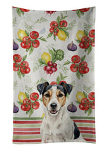 Load image into Gallery viewer, Parson Russell Terrier Vegetables Kitchen Towel